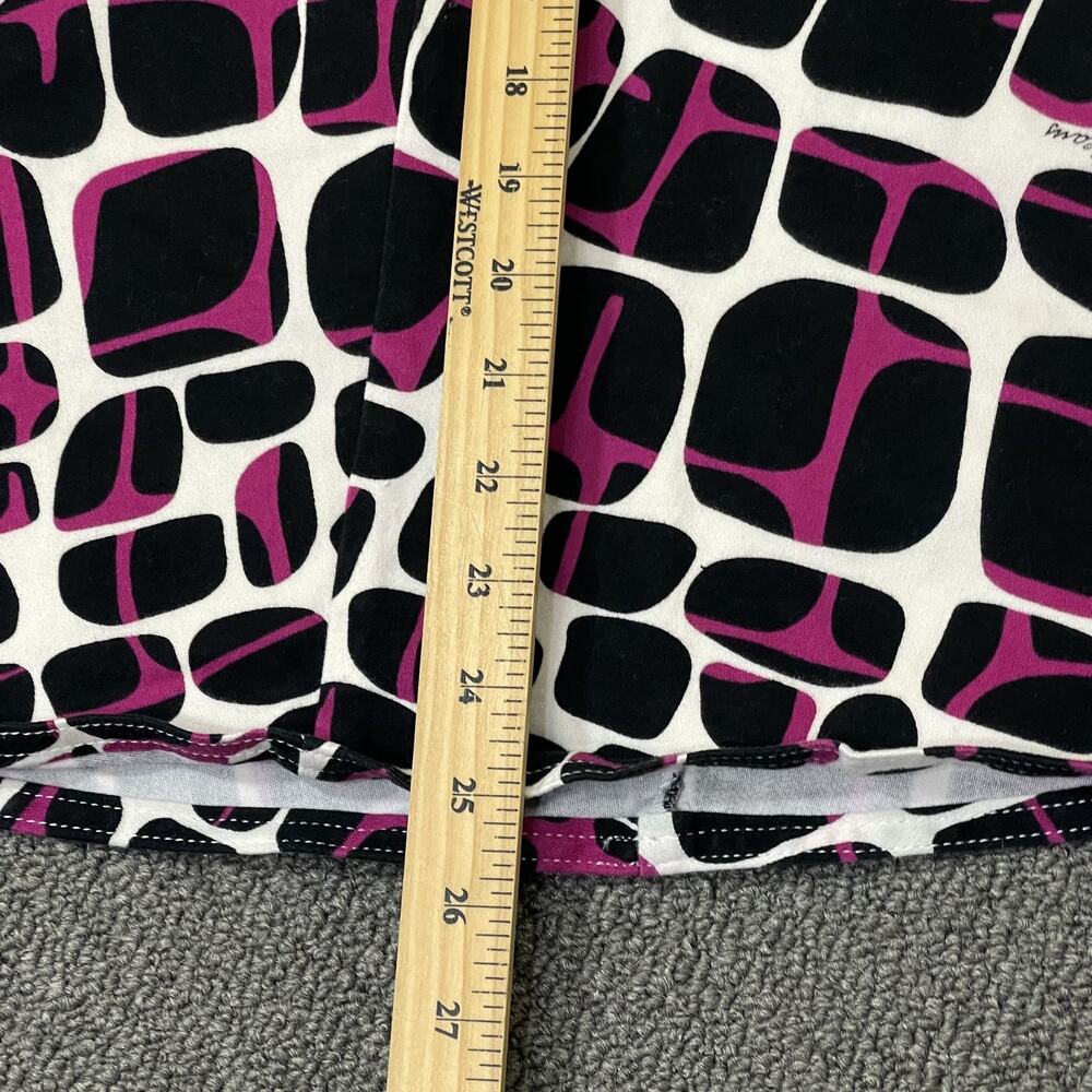 Moschino Skirt Womens Size 12 Donna Flare Purple Black - Picture 8 of 11